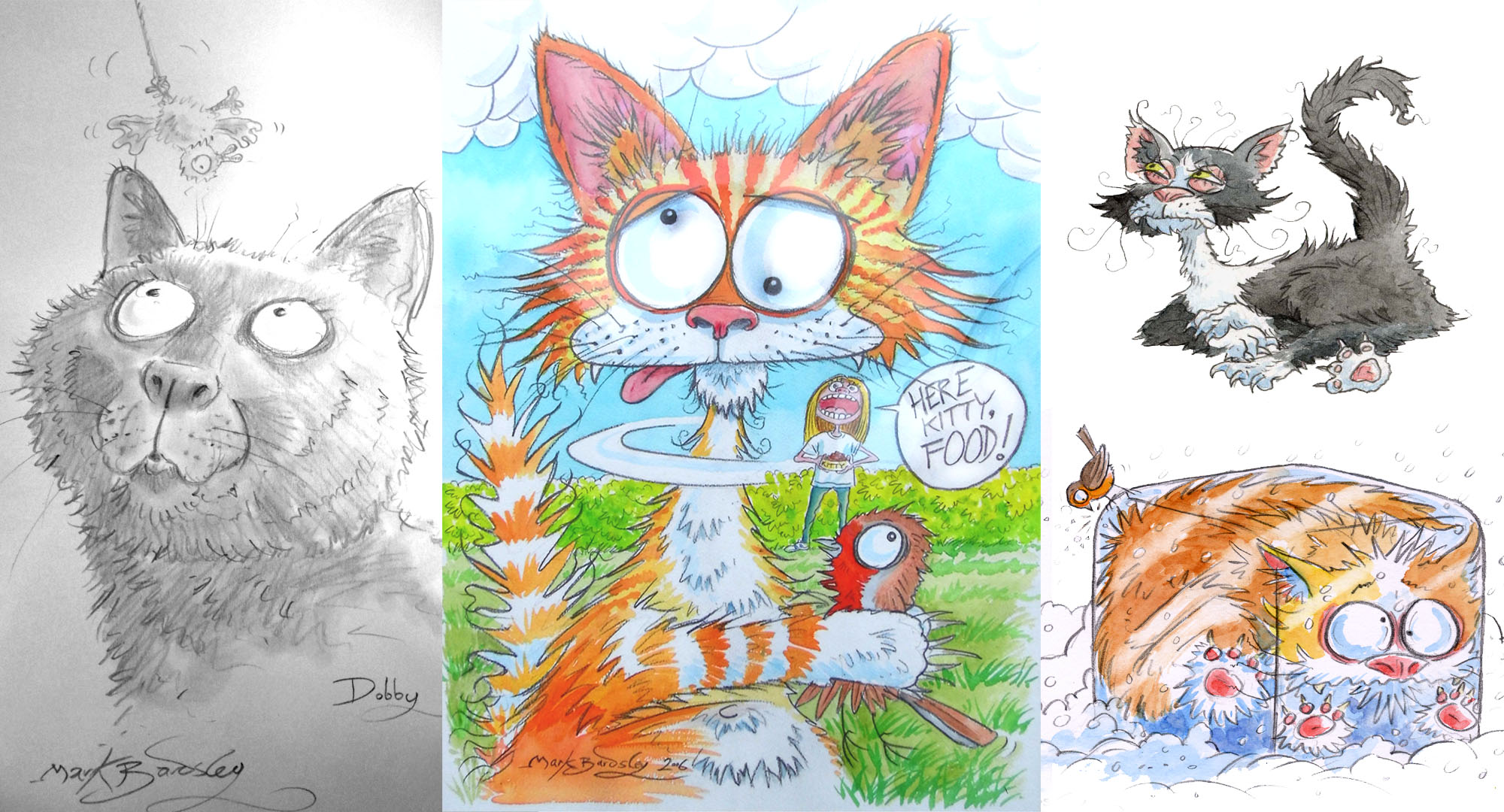 cat caricatures