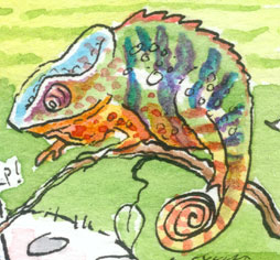 rather smart chameleon